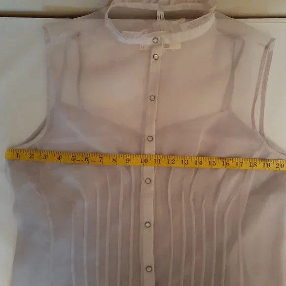 Anthropologie  Pleated Top  with Tank NWT - Picture 11 of 16